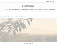 Tablet Screenshot of mysouthbridge.com